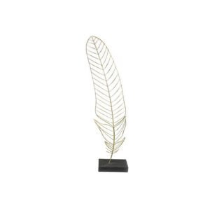 FEATHERED SCULPTURE GOLD