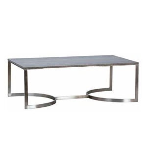 GRAY MARBLE COFFEE TABLE