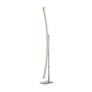 LED FLOOR LAMP WITH CRYSTALS