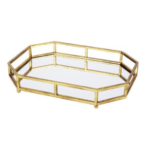 CONCORD GOLDEN MIRRORED TRAY