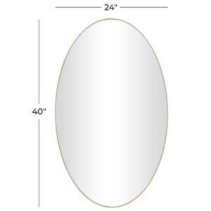 GOLD WOOD CONTEMPORARY WALL MIRROR 24″ X 40″