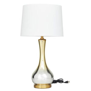 GOLD GLASS GLAM ACCENT LAMP